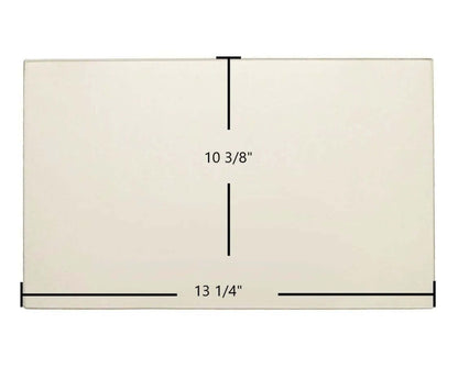 Ceramic Replacement Glass for St. Croix Element & Lancaster Ceramic Glass Panel | 13 1/4" x 10 3/8" | Part #80P52375-R - 13 1/4" x 10 3/8"