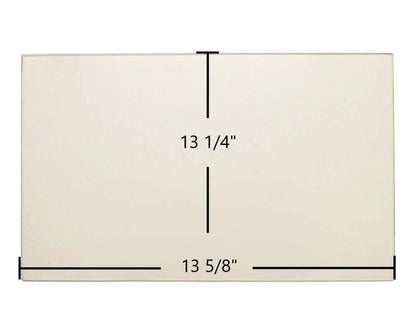 Ceramic Replacement Glass for St. Croix Element P Sensor Ceramic Glass Panel | 13 5/8" x 13 1/4" | Part #80P30810-R - 13 5/8" x 13 1/4"