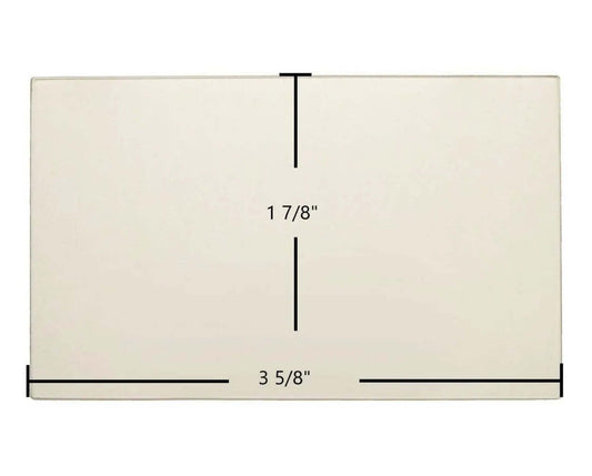 Ceramic Replacement Glass for St. Croix Element Sensor Ceramic Glass Panel | 3 5/8" x 1 7/8" | Part #80P30962-R - 3 5/8" x 1 7/8"