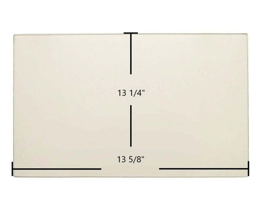 Ceramic Replacement Glass for St. Croix Greenfield & Hastings Ceramic Glass Panel | 13 5/8" x 13 1/4" | Part #80P20129-R - 13 5/8" x 13 1/4"