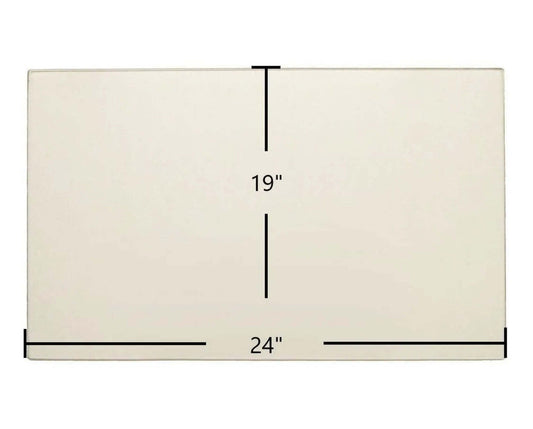 Ceramic Replacement Glass for Supreme Astra 34CF / 34TD Ceramic Glass Panel | 24" x 19" | Part #PYRO-24-190 - 24" x 19"