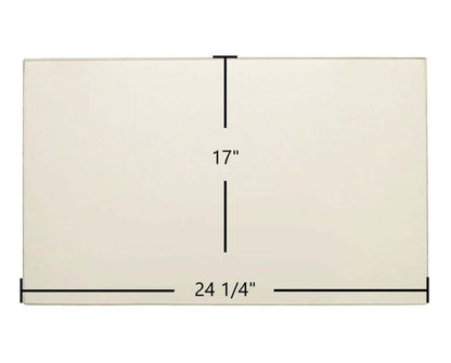 Ceramic Replacement Glass for Supreme Vision, Duet, Duet 4 Seasons, Novo 38, Astra 32 Ceramic Glass Panel | 24 1/4" x 17" | Part #DOSP1051 - 24 1/4" x 17"