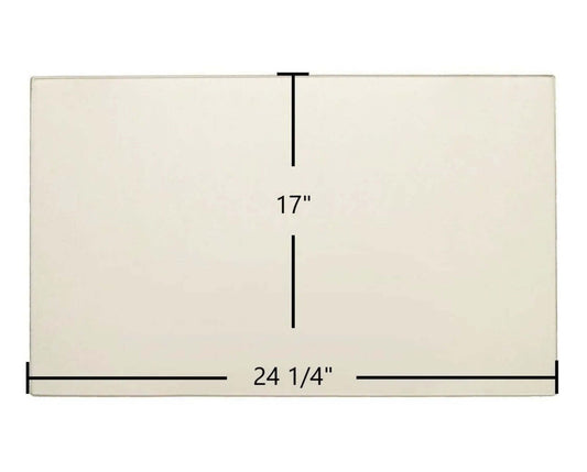 Ceramic Replacement Glass for Supreme Vision, Duet, Duet 4 Seasons, Novo 38, Astra 32 Ceramic Glass Panel | 24 1/4" x 17" | Part #DOSP1051 - 24 1/4" x 17"