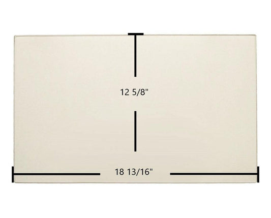 Ceramic Replacement Glass for Surdiac 466 Ceramic Glass Panel | 18 13/16" x 12 5/8" | Part #4775104 - 18 13/16" x 12 5/8"
