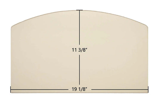 Ceramic Replacement Glass for Surdiac Bayard 32 Ceramic Glass Panel | Archtop | 19 1/8" x 11 3/8" - 19 1/8" x 11 3/8" Archtop