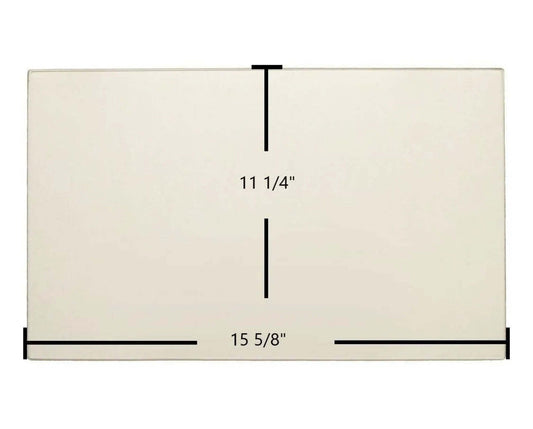 Ceramic Replacement Glass for SV1 NXT-1 Ceramic Glass Panel | 15 5/8" x 11 1/4" | Part #SE54082-01 - 15 5/8" x 11 1/4"