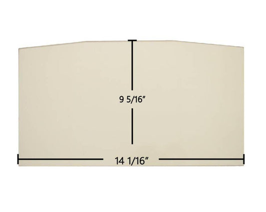 Ceramic Replacement Glass for Sweet Home Single Door Ceramic Glass Panel | 14 1/16" x 9 5/16" - 14 1/16" x 9 5/16"