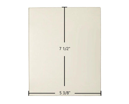 Ceramic Replacement Glass for Thelin Gnome Ceramic Glass Panel | 5 3/8" x 7 1/2" | Part #00.0030.0001 - 5 3/8" x 7 1/2"