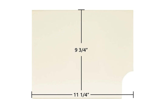 Ceramic Replacement Glass for Tolotti Airtite Home Heater Ceramic Glass Panel | 11 1/4" x 9 3/4" | Part #TLTT-HM - 11 1/4" x 9 3/4"