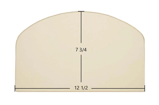 Ceramic Replacement Glass for Upland 107 / 207 Ceramic Glass Panel | 12 1/2" x 7 3/4" - 12 1/2" x 7 3/4"