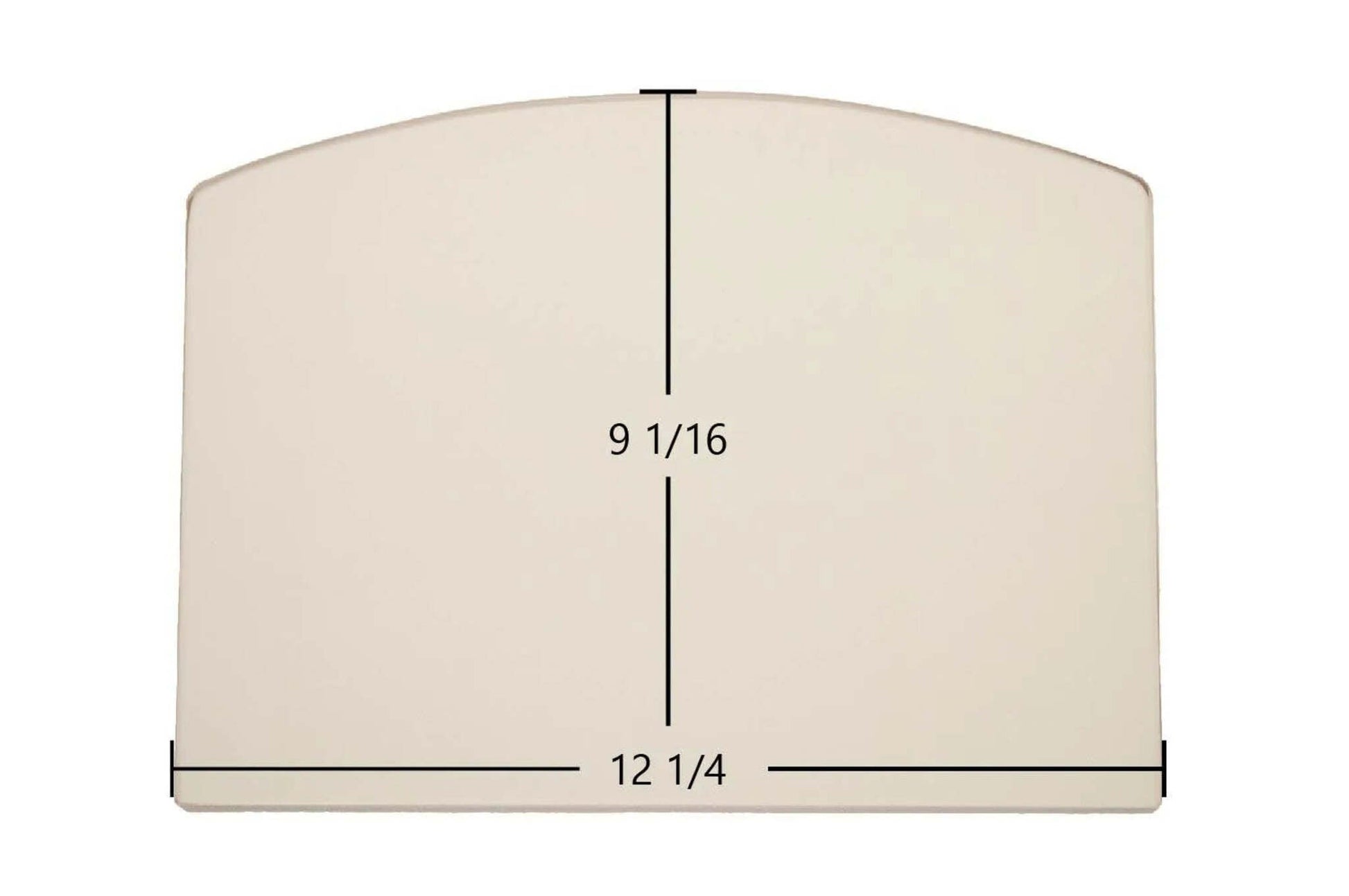 Ceramic Replacement Glass for US Stove 2015 Magnolia, 5500M, 5500XTL, 4027, 6100, 6300, 6220, 6500, 5510 Archtop Ceramic Glass Panel | 12 1/4" x 9 1/16" | Part #891053 / 891096-1 - 12 1/4" x 9 1/16" Archtop