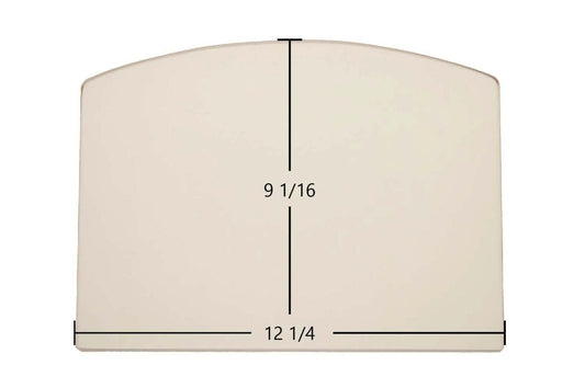 Ceramic Replacement Glass for US Stove 2015 Magnolia, 5500M, 5500XTL, 4027, 6100, 6300, 6220, 6500, 5510 Archtop Ceramic Glass Panel | 12 1/4" x 9 1/16" | Part #891053 / 891096-1 - 12 1/4" x 9 1/16" Archtop