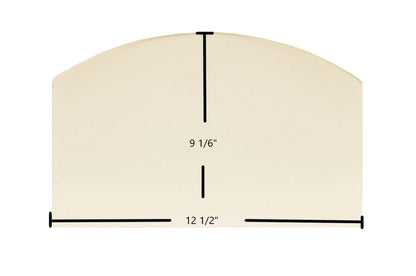 Ceramic Replacement Glass for US Stove 5440 Ceramic Glass Panel | 12 1/2" x 9 1/16" | Part #88708 - 12 1/2" x 9 1/16"
