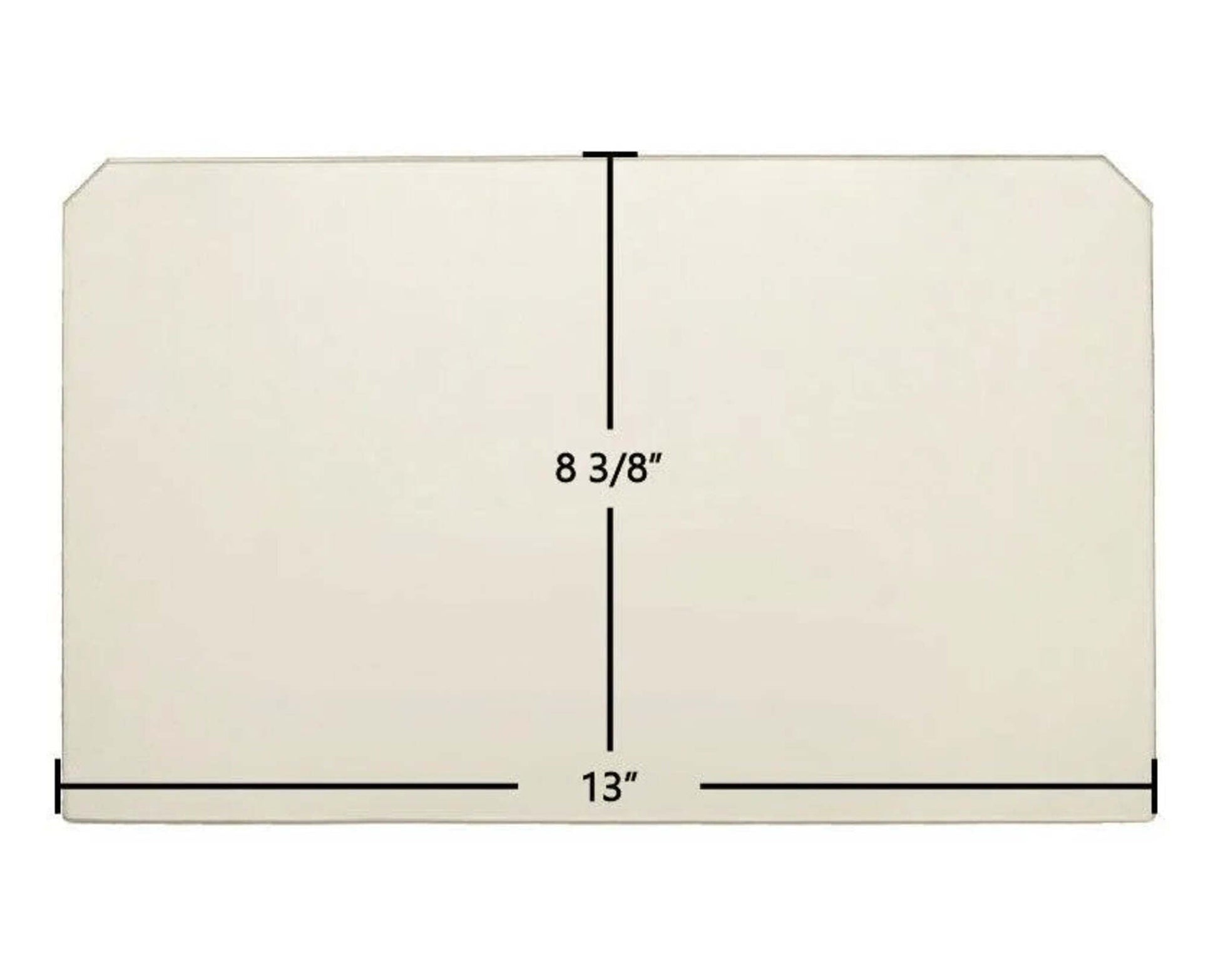 Ceramic Replacement Glass for US Stove APS1100B Ceramic Glass Panel | 13" x 8 3/8" | Part #AF0038 - 13" x 8 3/8"