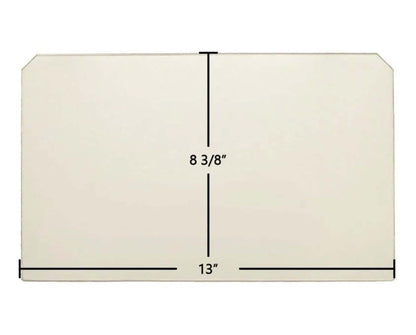 Ceramic Replacement Glass for US Stove APS1100B Ceramic Glass Panel | 13" x 8 3/8" | Part #AF0038 - 13" x 8 3/8"