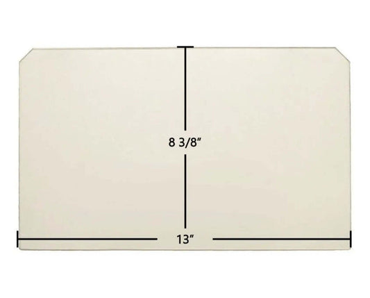 Ceramic Replacement Glass for US Stove APS1100B Ceramic Glass Panel | 13" x 8 3/8" | Part #AF0038 - 13" x 8 3/8"