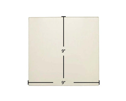 Ceramic Replacement Glass for US Stove Tri-Star 25-5670 Ceramic Glass Panel | 9" x 9" | Part #USSC_AC_G9 - 9" x 9"