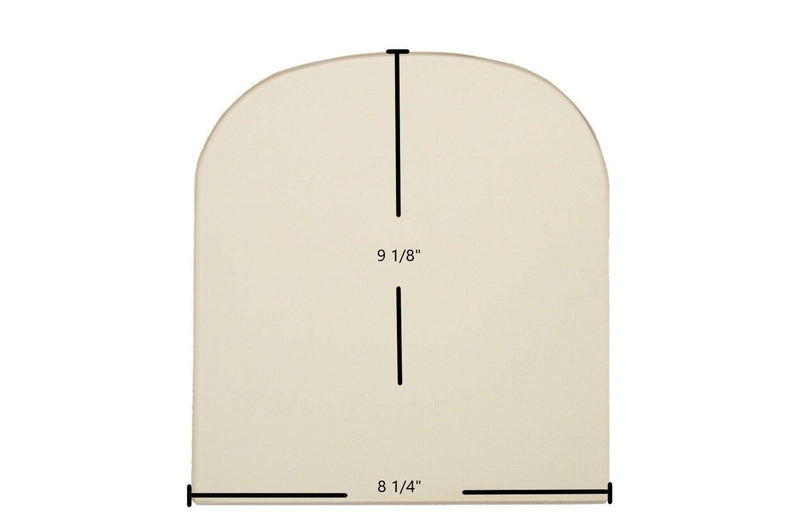 Ceramic Replacement Glass for Vermont Castings Aspen 1920 Ceramic Glass Panel | 8 1/4" x 9 1/8" | Part #3000-0362 - 8 1/4" x 9 1/8"