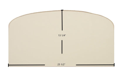 Ceramic Replacement Glass for Vermont Castings EWF30 Ceramic Glass Panel | 25 1/2" x 13 1/4" | Part #200-08684 - 25 1/2" x 13 1/4"