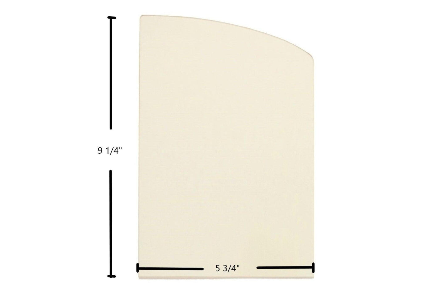Ceramic Replacement Glass for Vermont Castings Intrepid II Ceramic Glass Panel | 5 3/4" x 9 1/4" | Left: Part #140-1156 / Right: Part #140-1157 - 5 3/4" x 9 1/4"