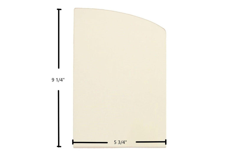 Ceramic Replacement Glass for Vermont Castings Intrepid II Ceramic Glass Panel | 5 3/4" x 9 1/4" | Left: Part #140-1156 / Right: Part #140-1157 - 5 3/4" x 9 1/4"