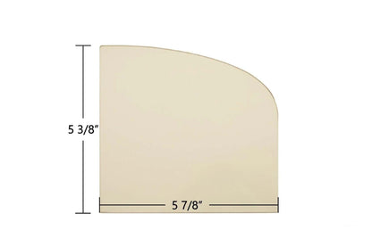 Ceramic Replacement Glass for Vermont Castings Intrepid II 2070 / 1308 Ceramic Glass Panel | 5 7/8" x 5 3/8" | Part #140-1153 / 140-1154 - 5 7/8" x 5 3/8"