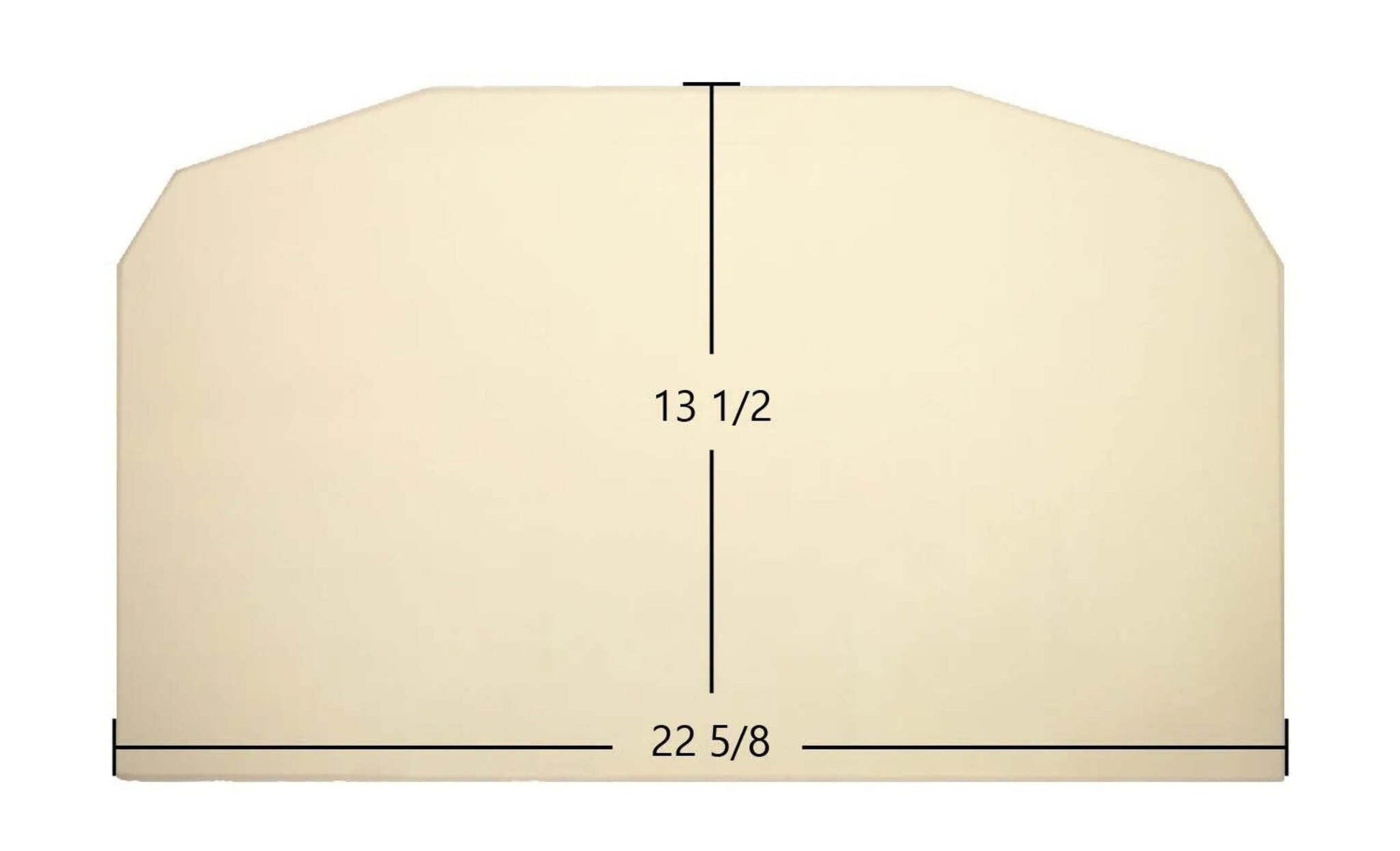 Ceramic Replacement Glass for Vermont Castings Montpelier Medium Insert Ceramic Glass Panel | 22 5/8" x 13 1/2" | Part #3000-4325 - 22 5/8" x 13 1/2"