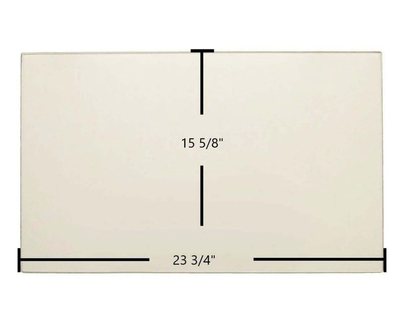 Ceramic Replacement Glass for Vermont Castings Radiance Gas Stove Ceramic Glass Panel | 23 3/4" x 15 5/8" | Part #1601290A - 23 3/4" x 15 5/8"