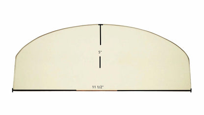 Ceramic Replacement Glass for Vermont Castings Resolute Single Door Ceramic Glass Panel | 11 1/2" x 5" - 11 1/2" x 5"