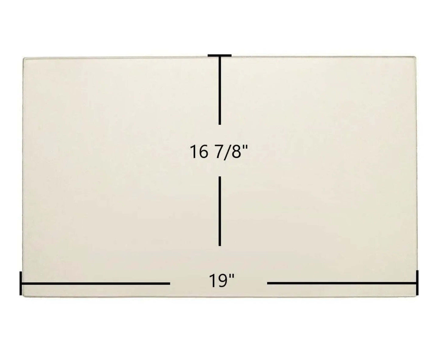 Ceramic Replacement Glass for Vermont Castings Stardance / Dutchwest 2465, 2466 Ceramic Glass Panel | 19" x 16 7/8" | Part #160-1691 - 19" x 16 7/8"