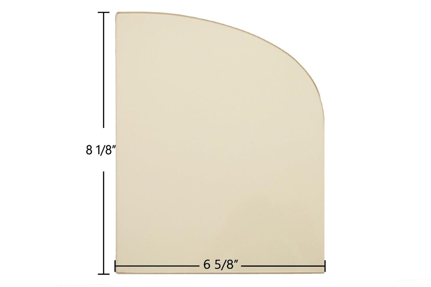 Ceramic Replacement Glass for Vermont Castings Vigilant & Coal Stove Ceramic Glass Panel | 6 5/8" x 8 1/8" | Part #140-1119 - 6 5/8" x 8 1/8"