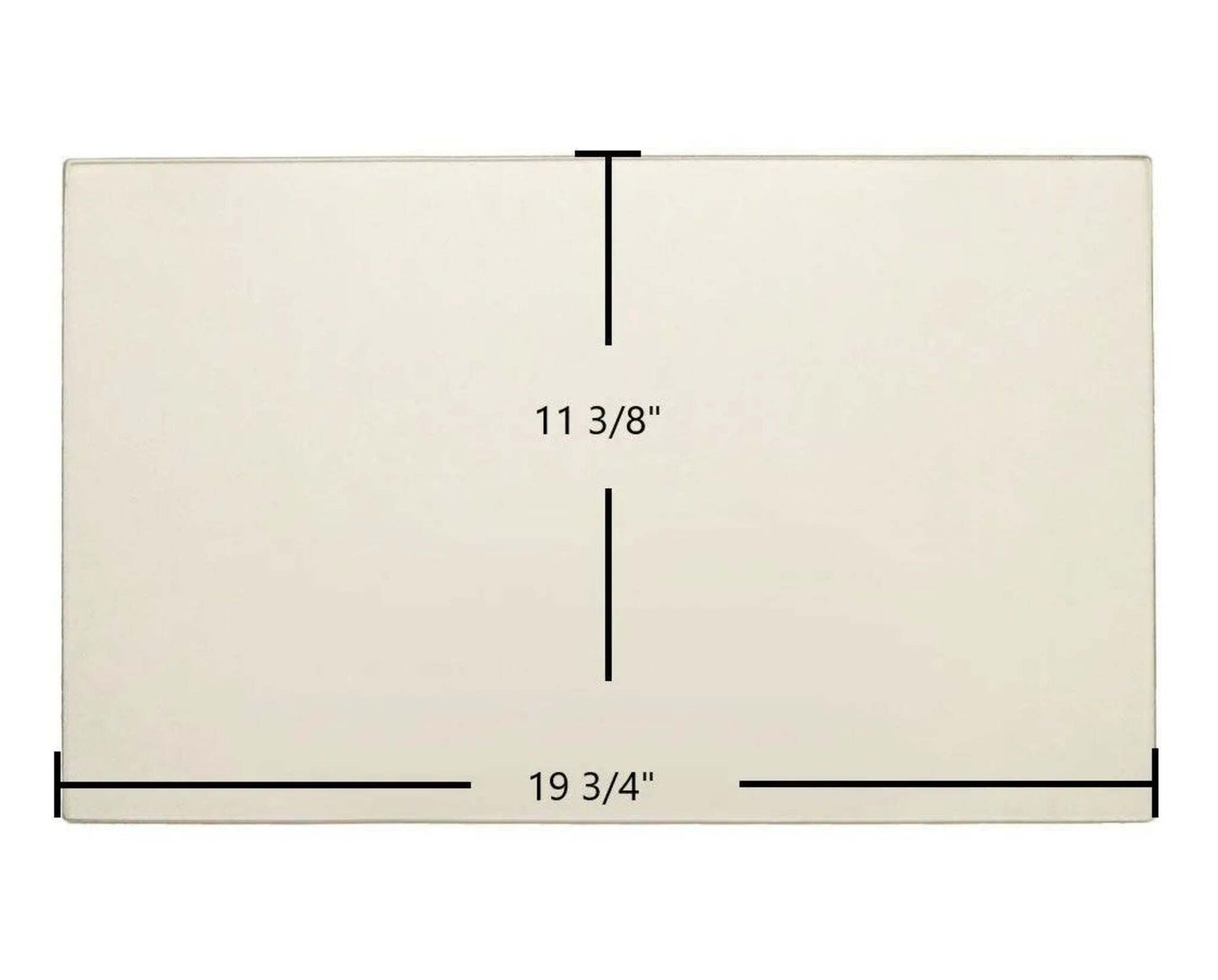Ceramic Replacement Glass for Vermont Castings WinterWarm Small Ceramic Glass Panel | 19 3/4" x 11 3/8" | Part #160-1571 - 19 3/4" x 11 3/8"