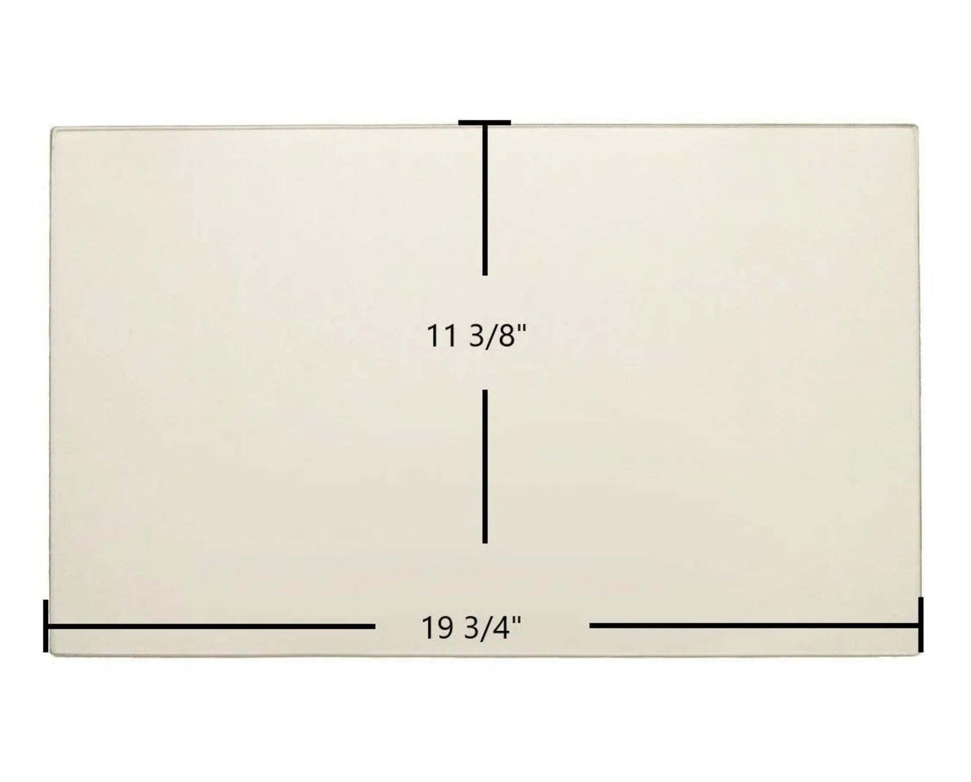 Ceramic Replacement Glass for Vermont Castings WinterWarm Small Ceramic Glass Panel | 19 3/4" x 11 3/8" | Part #160-1571 - 19 3/4" x 11 3/8"