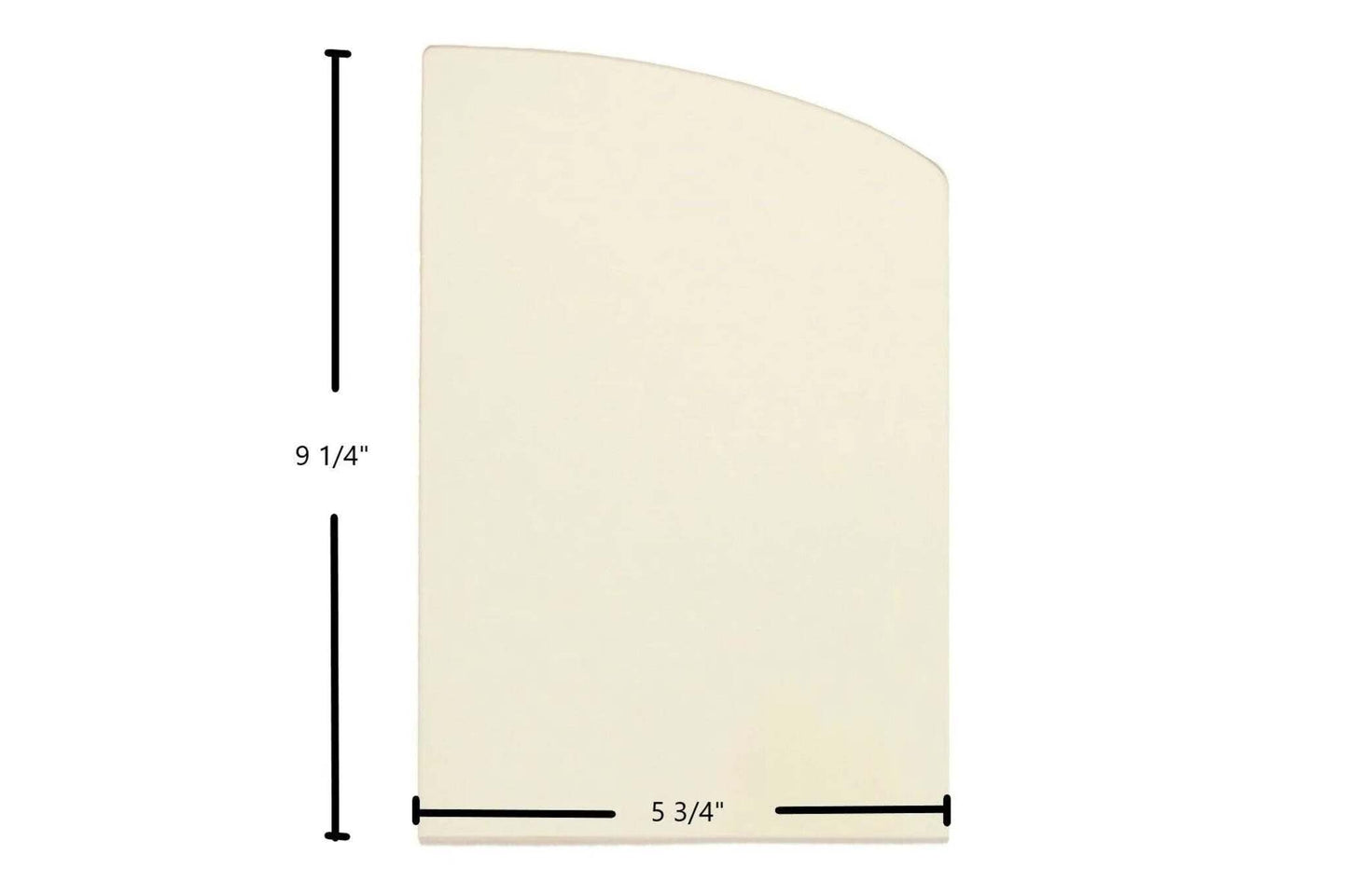 Ceramic Replacement Glass for Vermont Castings Intrepid Flexburn Window Ceramic Glass Panel | 5 3/4" x 9 1/4" | Part #30007394A - 5 3/4" x 9 1/4"