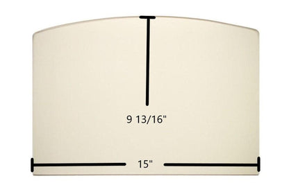 Ceramic Replacement Glass for Vogelzang / Ashley / US Stove Archtop Ceramic Glass Panel | 9 13/16" x 15" | Part #892270 - 9 13/16" x 15" Archtop