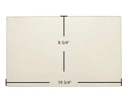 Ceramic Replacement Glass for Vogelzang Mountaineer Ceramic Glass Panel VG650ELG | 19 3/4" x 8 3/4" | Part #650-10 - 19 3/4" x 8 3/4"