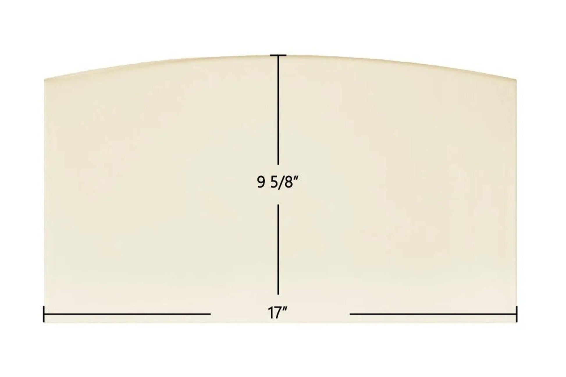 Ceramic Replacement Glass for Vogelzang Performer TR009 Ceramic Glass Panel | 17" x 9 5/8" | Part #09-16, 09-14 - 17" x 9 5/8"