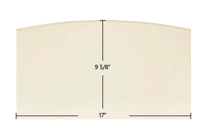 Ceramic Replacement Glass for Vogelzang Performer TR009 Ceramic Glass Panel | 17" x 9 5/8" | Part #09-16, 09-14 - 17" x 9 5/8"