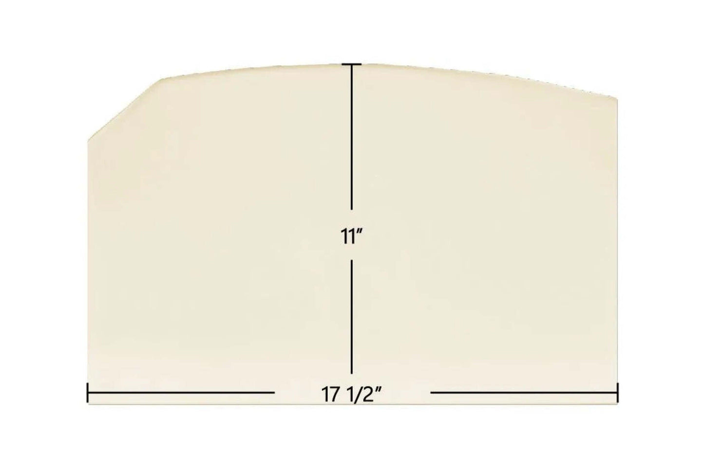Ceramic Replacement Glass for Xtec Stove Glass Panel (17 1/2" x 11") | High-Temp Ceramic Replacement | USA-Made Wood Stove Glass - 17 1/2" x 11"